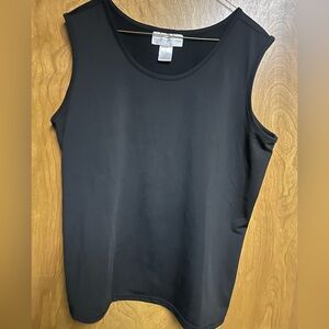 Susan Graver Classic Black Tank Top
